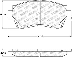 StopTech Street Touring Brake Pads