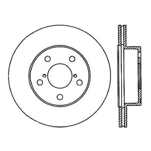 StopTech Power Slot 05-07 STi Rear Left Slotted Rotor