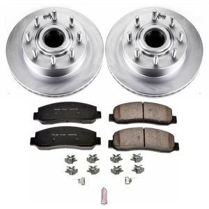 Power Stop 07-10 Ford F-350 Super Duty Front Z17 Coated Brake Kit