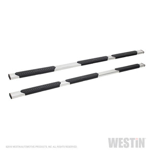 Westin 07-18 Chevrolet Silverado 1500 CC 6.5ft Bed R5 M-Series W2W Nerf Step Bars - Polished SS