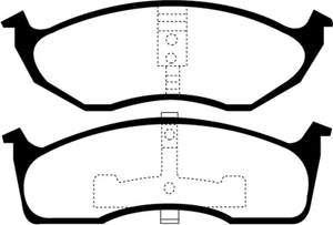 EBC 99-04 Chrysler 300M 3.5 Greenstuff Front Brake Pads