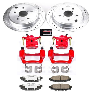 Power Stop 15-19 Subaru WRX Rear Z26 Street Warrior Brake Kit w/Calipers