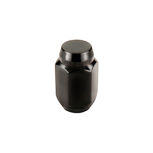 McGard Hex Lug Nut (Cone Seat) 1/2-20 / 13/16 Hex / 1.5in. Length (4-Pack) - Black