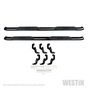 Westin 2019 Chevrolet Silverado/Sierra 1500 Crew Cab Non LD PRO TRAXX 4 Oval Nerf Step Bars - Black