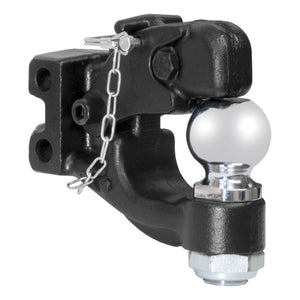 Curt Replacement Channel Mount Ball & Pintle Combination (2in Ball 10000lbs)