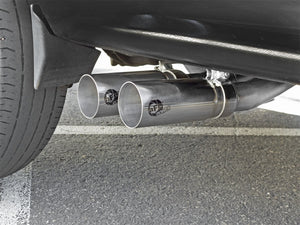 aFe Rebel Series CB Middle-Side Exit SS Exhaust w/ Polished Tips 09-16 GM Silverado/Sierra V6/V8