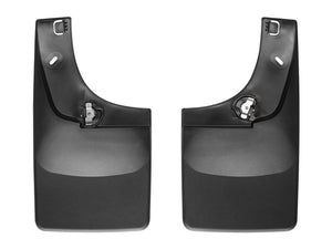 WeatherTech 14+ GMC Sierra/Sierra Denali No Drill Mudflaps - Black