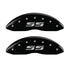 MGP 2 Caliper Covers Eng Front Silverado SS Blk Finish Sil Char 2008 Chevy Silverado 1500