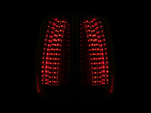 ANZO 2007-2011 Cadillac Escalade LED Taillights Chrome