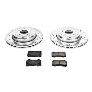 Power Stop 10-16 Hyundai Genesis Coupe Rear Z23 Evolution Sport Brake Kit