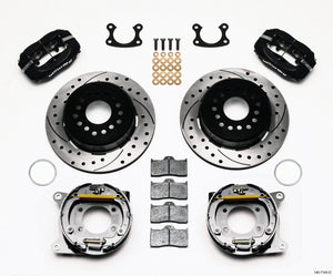 Wilwood Forged Dynalite P/S Park Brake Kit Drilled Small Ford 2.66in Offset