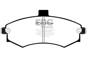 EBC 02-06 Hyundai Elantra 2.0 Ultimax2 Front Brake Pads