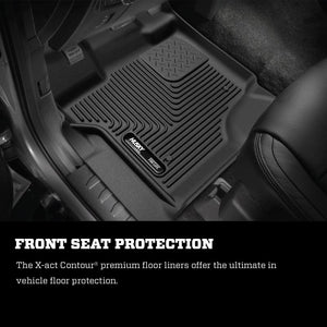 Husky Liners 2022 Toyota Tundra DC X-ACT Front & 2nd Seat Floor Liner - Blk