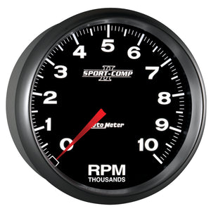 Autometer Sport-Comp II 5 inch 0-10000 RPM In Dash Tachometer