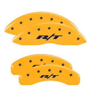 MGP 4 Caliper Covers Engraved Front Buick Rear Yellow Finish Black Char 2015 Buick Regal