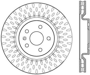 StopTech Drilled Sport Brake Rotor