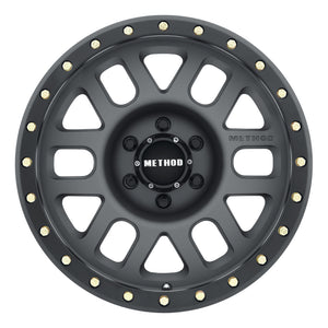 Method MR309 Grid 17x8.5 0mm Offset 6x135 94mm CB Titanium/Black Street Loc Wheel