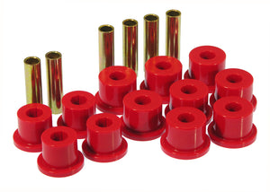 Prothane 73-87 GM Rear Spring & Shackle Bushings (w/ 1.75in Bushings) - Red