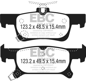 EBC 2016+ Buick Envision 2.0L Turbo Ultimax2 Rear Brake Pads