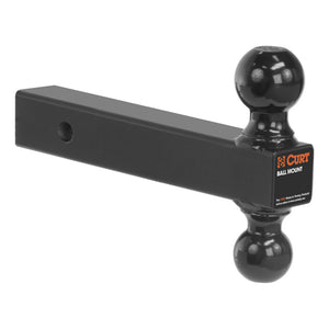 Curt Multi-Ball Mount (2in Solid Shank 2in & 2-5/16in Black Balls)