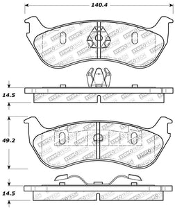 StopTech Sport Brake Pads w/Shims and Hardware - Front