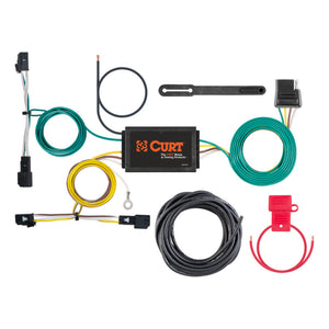 Curt 16-19 Chevrolet Malibu Custom Wiring Harness (4-Way Flat Output)