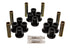 Energy Suspension Fd 4 Wd Frt Sprg Bush Set - Black