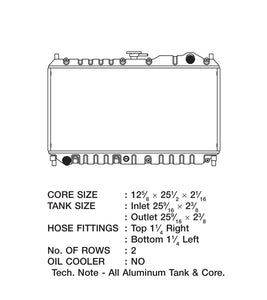 CSF 98-05 Mazda Miata Radiator