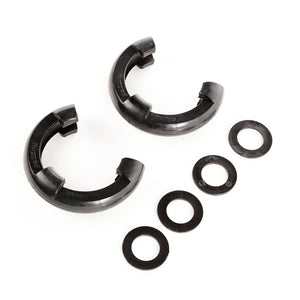 Rugged Ridge Black 3/4in D-Ring Isolator Kit