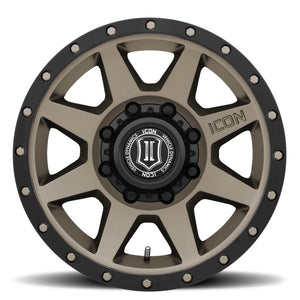 ICON Rebound 17x8.5 8x6.5 13mm Offset 5.25in BS 121.4mm Bore Bronze Wheel