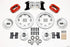 Wilwood Forged Dynalite Front Kit 12.19in Drill-Zinc Red 67-69 Camaro 64-72 Nova Chevelle