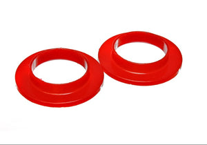 Energy Suspension Universal 2 3/16in ID 3 1/2in OD 11/16in H Red Coil Spring Isolators (2 per set)