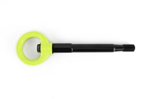 Perrin 08-14 Subaru WRX/STI Sedan Tow Hook Kit (Rear) - Neon Yellow