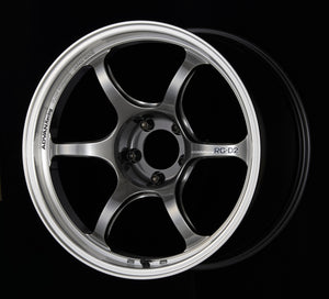 Advan RG-D2 15x6 +45 4-100 Machining & Racing Hyper Black Wheel