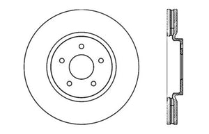 StopTech Nissan 370z / Infiniti G37 SportStop Cryo Drilled Front Left Rotor