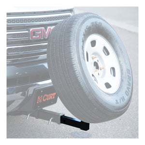 Curt Hitch-Mounted Spare Tire Mount (Fits 2in Receiver)