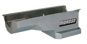 Moroso Chevrolet Big Block Gen 5/6/GM A Body Kicked Out Wet Sump 6qt 8in Steel Oil Pan