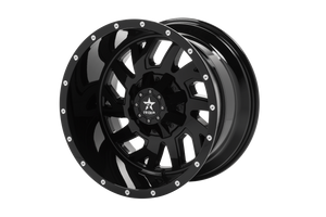 RBP 65R Glock 20x12 6x135/139.7 BP / 4.75 BS -44mm Offset 87mm CB (Hub Centric) Gloss Black Wheel