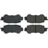 Centric Posi-Quiet Extended Wear Brake Pads w/Shims & Hardware - Rear