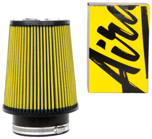 Airaid Universal Air Filter - Cone 4in Flange x 6in Base x 4-5/8in Top x 7in Height - Synthamax