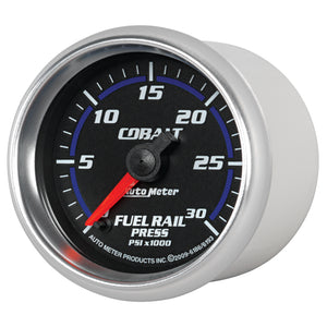 Autometer Cobalt 52mm 0-30,000 PSI F/S Electronic Diesel Fuel Rail Pressure Gauge (Cummins 5.9L)