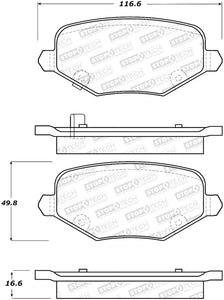 StopTech Street Brake Pads - Front