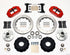 Wilwood Narrow Superlite 6R Front Hub Kit 14.00in Red Chevy C-10 60-87 CPP Drop Spindle