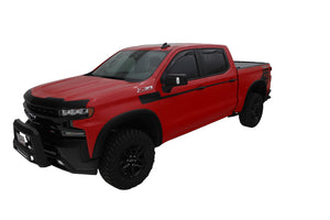 Bushwacker 19-21 Chevrolet Silverado 1500 OE-Style 4PC Fender Flares Black Smooth