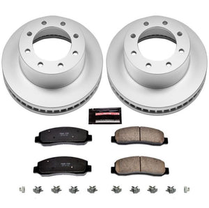 Power Stop 10-11 Ford F-350 Super Duty Front Z17 Coated Brake Kit