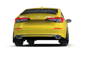 Rally Armor 22-25 Honda Civic/Civic Si/Sport Black UR Mud Flap w/Grey Logo