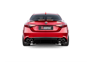 Akrapovic 17-19 Alfa Romeo Giulia Quadrifoglio Evolution Line Cat Back (Titanium) w/Link Pipes