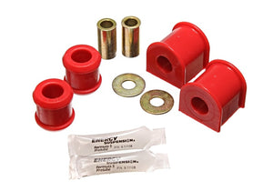 Energy Suspension 07-11 Jeep Wrangler 17mm Rear Sway Bar Bushings Set - Red