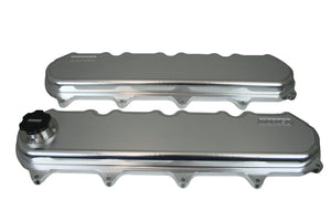 Moroso GM LT1/LT4/L86 Valve Cover - w/Coil Mounts - Oil Fill on Each Cover - Billet Aluminum - Pair