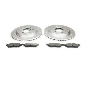 Alcon 19-20 Raptor/ 18-20 F-150 Rear Pad and Rotor Kit (Use with Stock Calipers) w/ Elect Park Brake